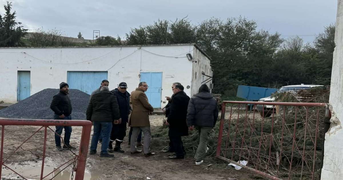 بعد وفاة تلميذ: والي باجة يعاين حادثة سقوط جدار تبرسق