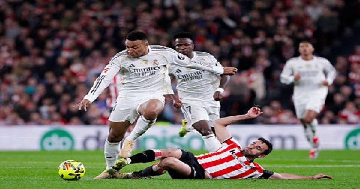 مبابي يعيد ريال مدريد إلى الانتصارات على حساب بلباو