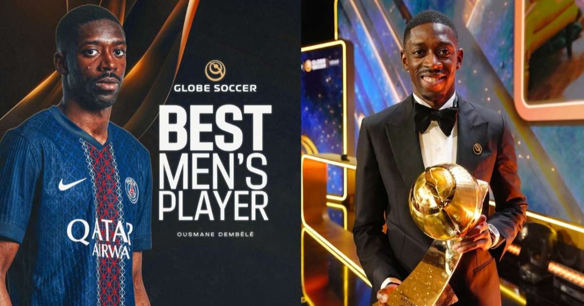 جائزة غلوب سوكر 2025: عثمان ديمبيلي يتوج بجائزة أفضل لاعب