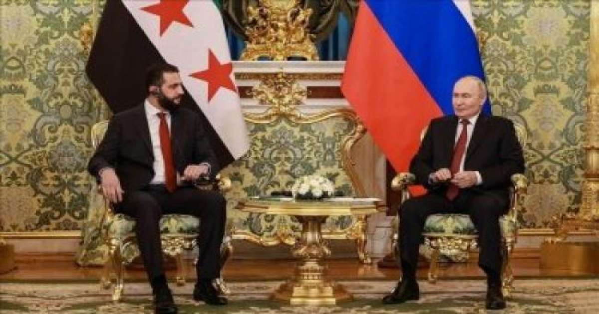 الشرع يزور موسكو يوم الاربعاء